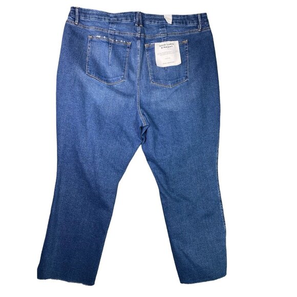 Good American Good Curve Straight Jean INDIGO264 Size‎ 24 - Picture 10 of 10